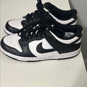 Nike Kids Black and White Sneakers